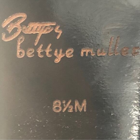 Bettye Muller Quill Pointed Toe Wool Booties Deep Purple Size 8.5 - Picture 14 of 16